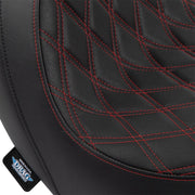 Drag Specialties Seats Predator Seat Black Leather Vinyl Each