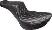 Le Pera Tailwhip Seat Black 2-Up Seat BikerTec #LY-580DD