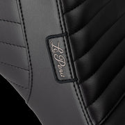 Le Pera Tailwhip Daddy Long Legs Low Rider Seat Black 2-Up Seat BikerTec #LYR-580DLPT