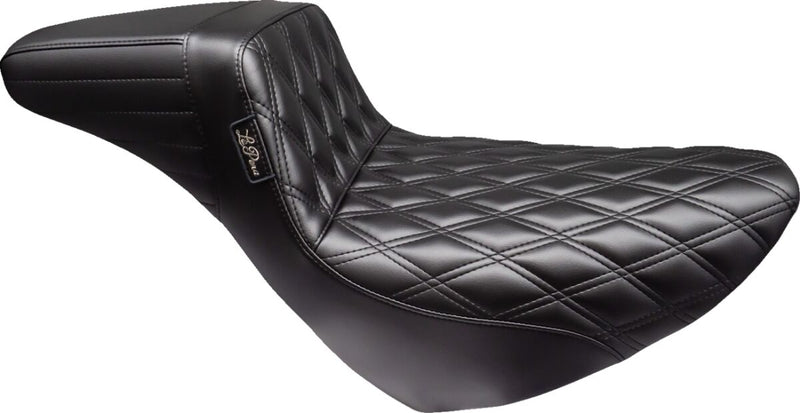Le Pera Kickflip Daddy Long Legs Low Rider Seat Black Solo BikerTec Vinyl #LYR-590DLDD