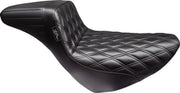 Le Pera Kickflip Daddy Long Legs Low Rider Seat Black Solo BikerTec Vinyl