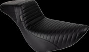 Le Pera Kickflip Daddy Long Legs Low Rider Seat Black Solo BikerTec Vinyl #LYR-590DLPT