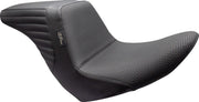 Le Pera Kickflip Up Front Seat Black 2-Up Seat Up-Front Vinyl #LYRU-590BW