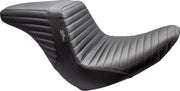 Le Pera Kickflip Up Front Seat Black 2-Up Seat Up-Front Vinyl