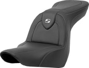 Saddlemen Roadsofa™ Carbon Fibre Seat for 2018-2026 Harley-Davidson Black 2-Up Seat Saddlehyde™