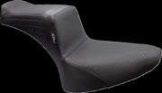 Le Pera Tailwhip Seat Black 2-Up Seat BikerTec #LN-580BW