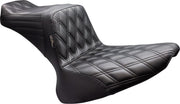 Le Pera Tailwhip Seat Black 2-Up Seat BikerTec