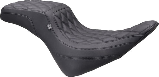 Mustang Squareback Seat for 2023-2026 Harley-Davidson FXBR 1923 ABS Black 2-Up Seat One-Piece Vinyl