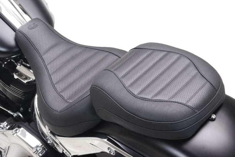 Mustang Passenger Touring Seat for 2023-2026 Harley-Davidson FXBR 1923 ABS Black Vinyl #85032