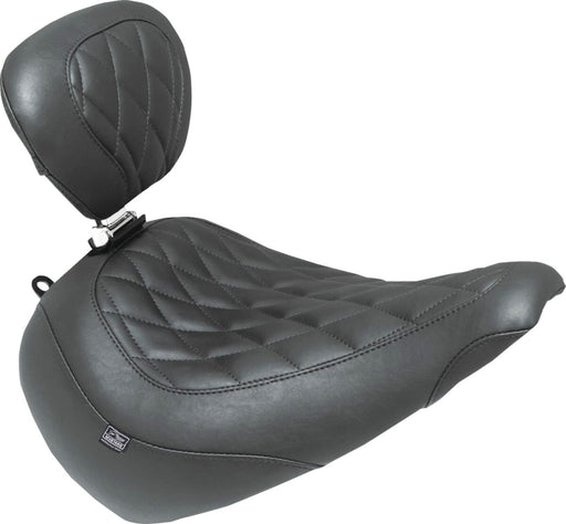 Mustang Wide Tripper™ Solo Seat for 2023-2026 Harley-Davidson FXBR 1923 ABS Black Vinyl