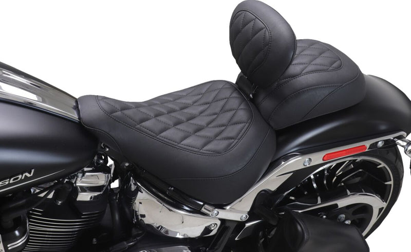 Mustang Wide Tripper™ Solo Seat for 2023-2026 Harley-Davidson FXBR 1923 ABS Black Vinyl Each