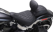 Mustang Wide Tripper™ Solo Seat for 2023-2026 Harley-Davidson FXBR 1923 ABS Black Vinyl #89027