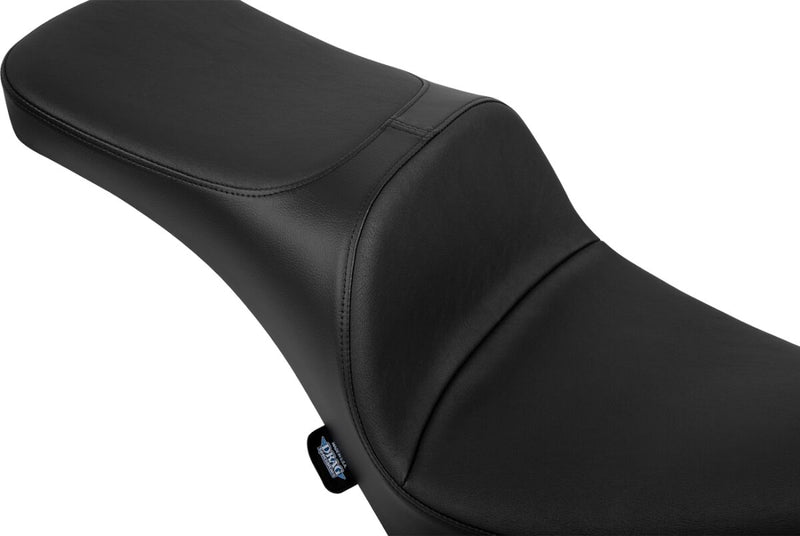 Drag Specialties Seats Freedom Touring Seat for 2018-2025 Harley-Davidson Black 2-Up Seat Vinyl Each