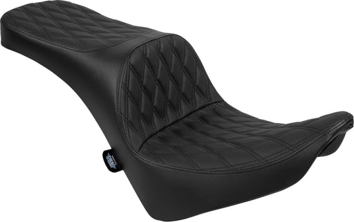 Drag Specialties Seats Freedom Touring Seat for 2018-2025 Harley-Davidson Black 2-Up Seat Vinyl