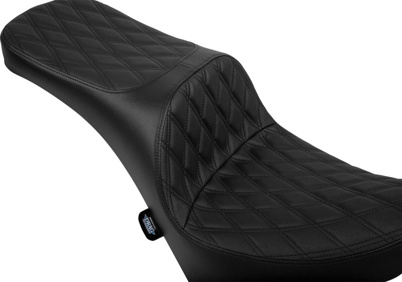 Drag Specialties Seats Freedom Touring Seat for 2018-2025 Harley-Davidson Black 2-Up Seat Vinyl #4719B