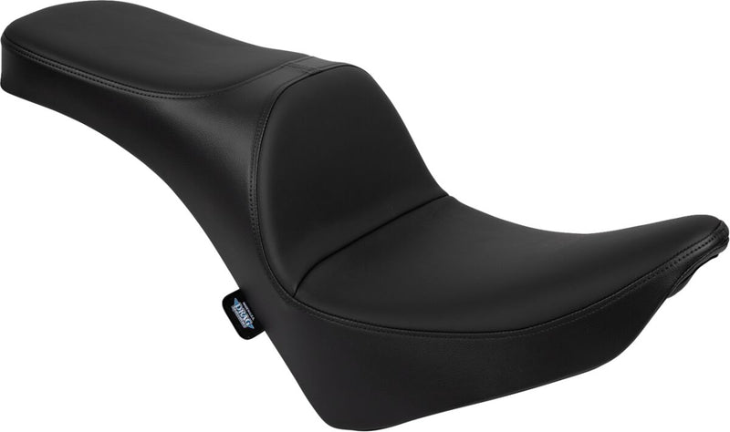 Drag Specialties Seats Freedom Touring Seat for 2018-2025 Harley-Davidson Black 2-Up Seat Leather Vinyl