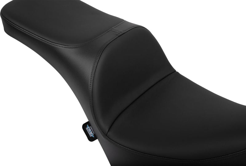 Drag Specialties Seats Freedom Touring Seat for 2018-2025 Harley-Davidson Black 2-Up Seat Leather Vinyl #4719E
