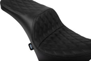 Drag Specialties Seats Freedom Touring Seat for 2018-2025 Harley-Davidson Black 2-Up Seat Leather Vinyl #4719F