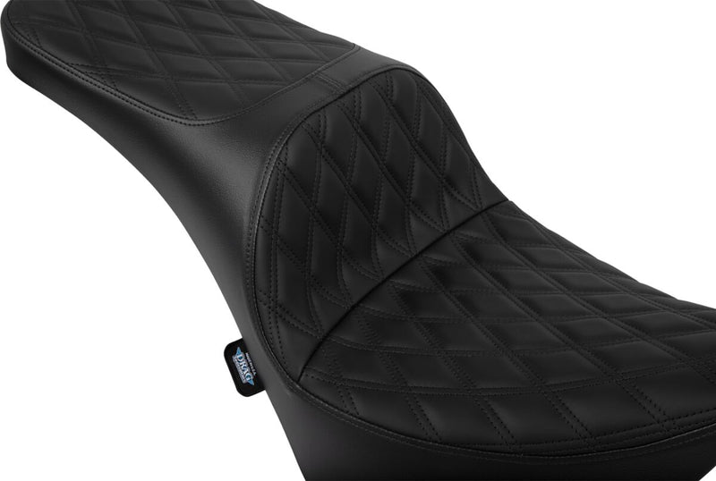 Drag Specialties Seats Freedom Touring Seat for 2018-2025 Harley-Davidson Black 2-Up Seat Leather Vinyl #4719F