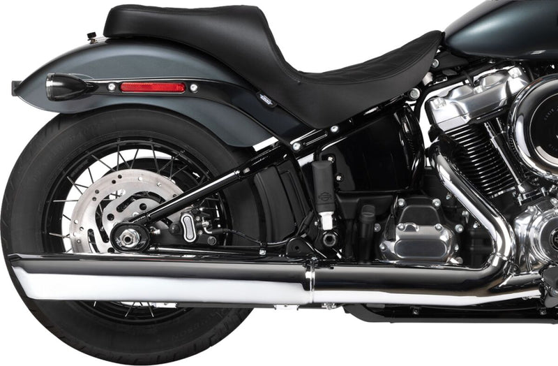 Drag Specialties Seats Freedom Touring Seat for 2018-2025 Harley-Davidson Black 2-Up Seat Leather Vinyl Each