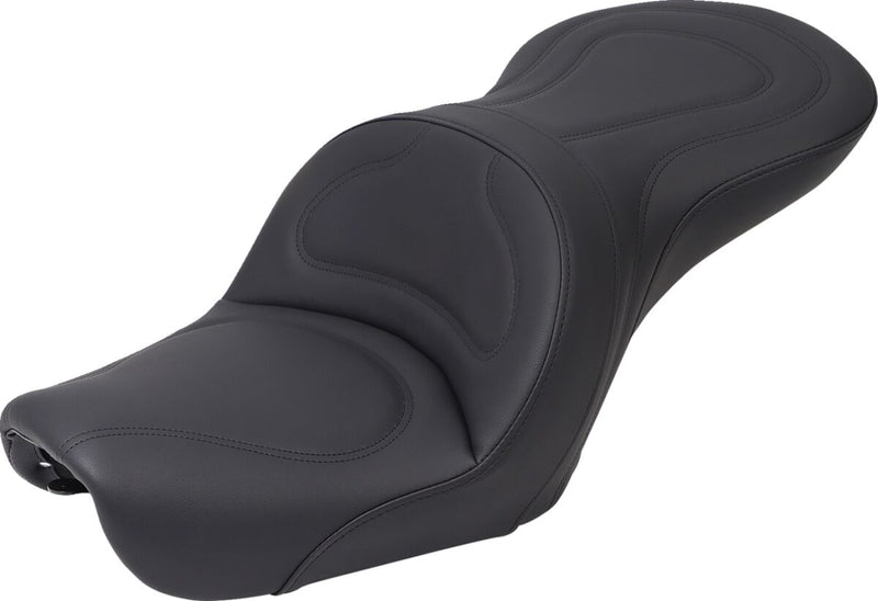 Saddlemen Explorer Seat w/o Backrest for 2004-2005 Harley-Davidson Dyna Low Rider and 2004-2005 Harley-Davidson Dyna Super Glide Motorcycles Black #804-04-0291