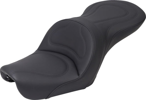 Saddlemen Explorer Seat w/o Backrest for 2004-2005 Harley-Davidson Dyna Low Rider and 2004-2005 Harley-Davidson Dyna Super Glide Motorcycles Black