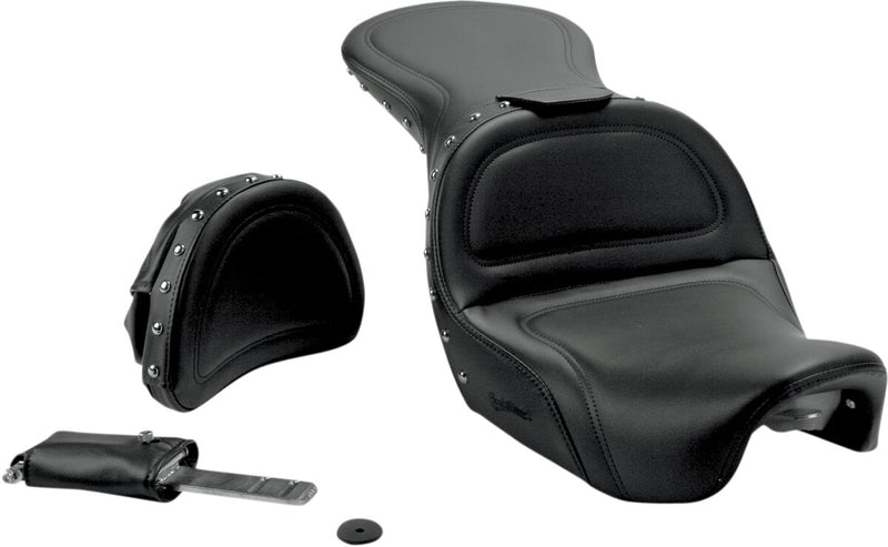 Saddlemen Explorer Special Seat w/Backrest for 2006-2017 Harley-Davidson Dyna Motorcycles