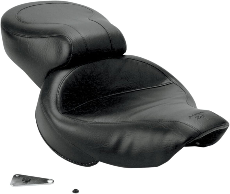 Mustang Seats Wide Vintage Style Seat for 2004-2005 Harley-Davidson Dyna #75111