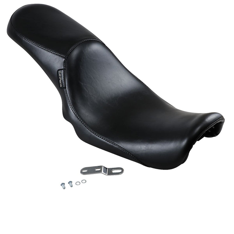 Le Pera Silhouette 2-Up Seat Black Vinyl #LK-841