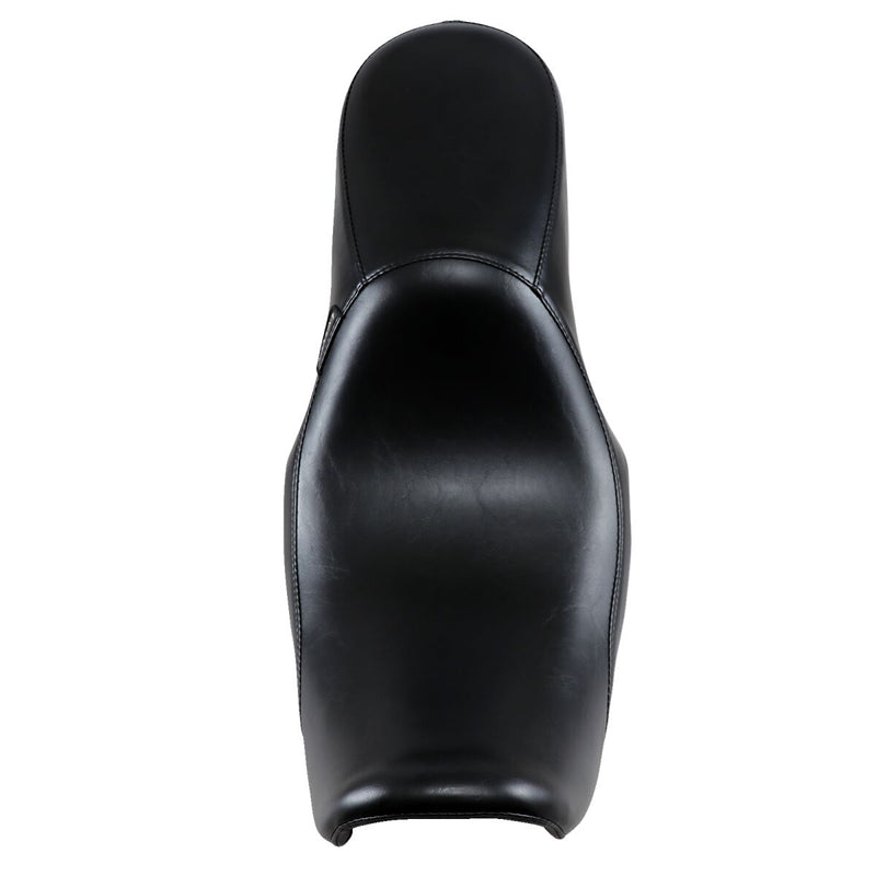 Le Pera Silhouette 2-Up Seat Black Vinyl #LK-841