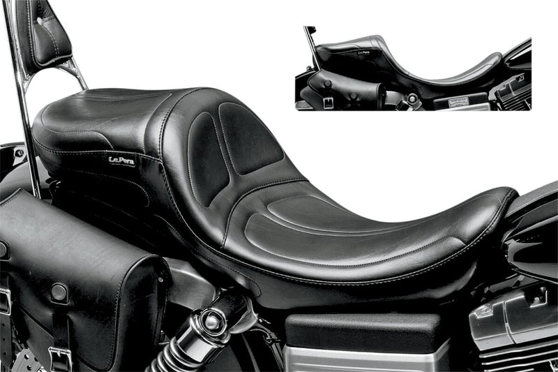 Le Pera Maverick Daddy Long Legs Seat Black One-Piece Vinyl