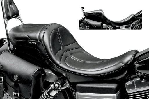 Le Pera Maverick Daddy Long Legs Seat Black One-Piece Vinyl