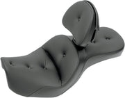 Saddlemen Explorer RS Seat w/Driver Backrest for 2006-2017 Harley-Davidson Dyna Motorcycles Black #806-04-030RS