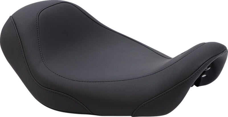 Mustang Wide Tripper™ Solo Seat Black Synthetic Leather #76700