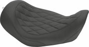 Mustang Wide Tripper™ Solo Seat Black Synthetic Leather