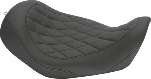 Mustang Wide Tripper™ Solo Seat Black Synthetic Leather