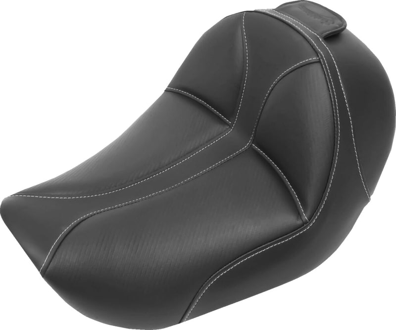 Saddlemen SaddleHyde GC-Style Dominator Solo Seat w/ Backrest Option for 2006-2017 Harley-Davidson Dyna Motorcycles