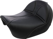 Saddlemen SaddleHyde GC-Style Dominator Solo Seat w/ Backrest Option for 2006-2017 Harley-Davidson Dyna Motorcycles