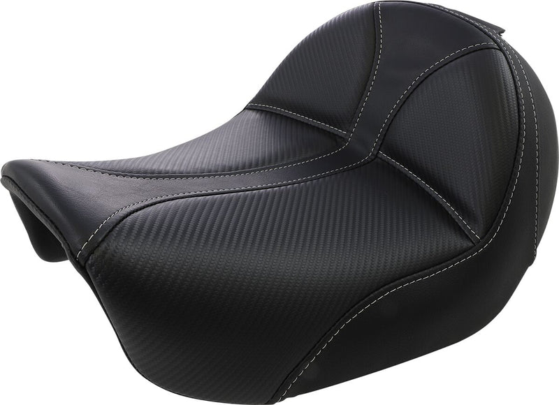 Saddlemen SaddleHyde GC-Style Dominator Solo Seat w/ Backrest Option for 2006-2017 Harley-Davidson Dyna Motorcycles