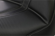 Saddlemen SaddleHyde GC-Style Dominator Solo Seat w/ Backrest Option for 2006-2017 Harley-Davidson Dyna Motorcycles