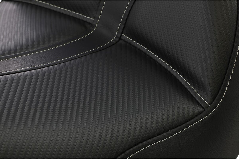 Saddlemen SaddleHyde GC-Style Dominator Solo Seat w/ Backrest Option for 2006-2017 Harley-Davidson Dyna Motorcycles