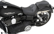 Saddlemen SaddleHyde GC-Style Dominator Solo Seat w/ Backrest Option for 2006-2017 Harley-Davidson Dyna Motorcycles