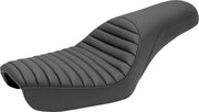 Saddlemen Tuck and Roll Profiler Seat for 2004-2005 Harley-Davidson Dyna Low Rider and 2004-2005 Harley-Davidson Dyna Super Glide Motorcycles Black #804-04-148
