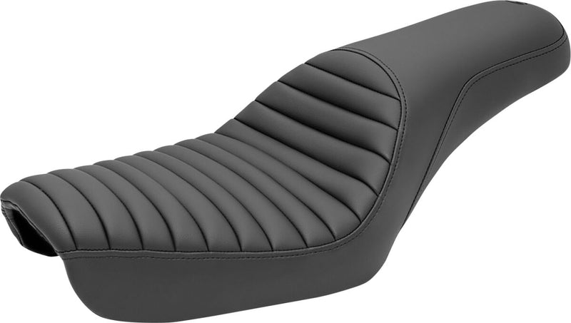 Saddlemen Tuck and Roll Profiler Seat for 2004-2005 Harley-Davidson Dyna Low Rider and 2004-2005 Harley-Davidson Dyna Super Glide Motorcycles Black #804-04-148
