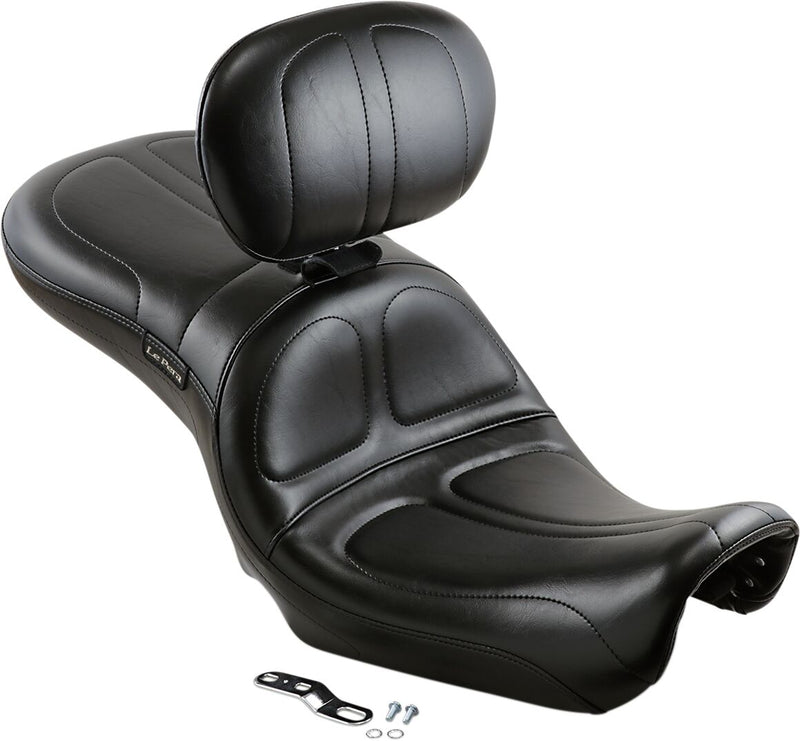 Le Pera Maverick Seat Black One-Piece Vinyl #LK-970BR