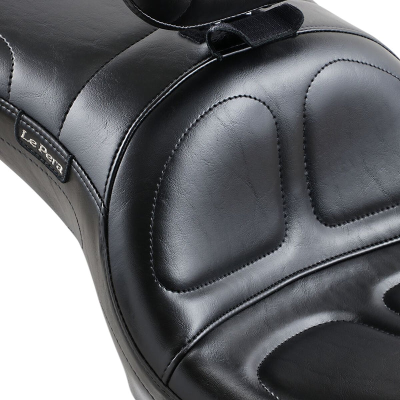 Le Pera Maverick Seat Black One-Piece Vinyl #LK-970BR