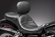 Le Pera Maverick Seat Black One-Piece Vinyl #LK-970BR