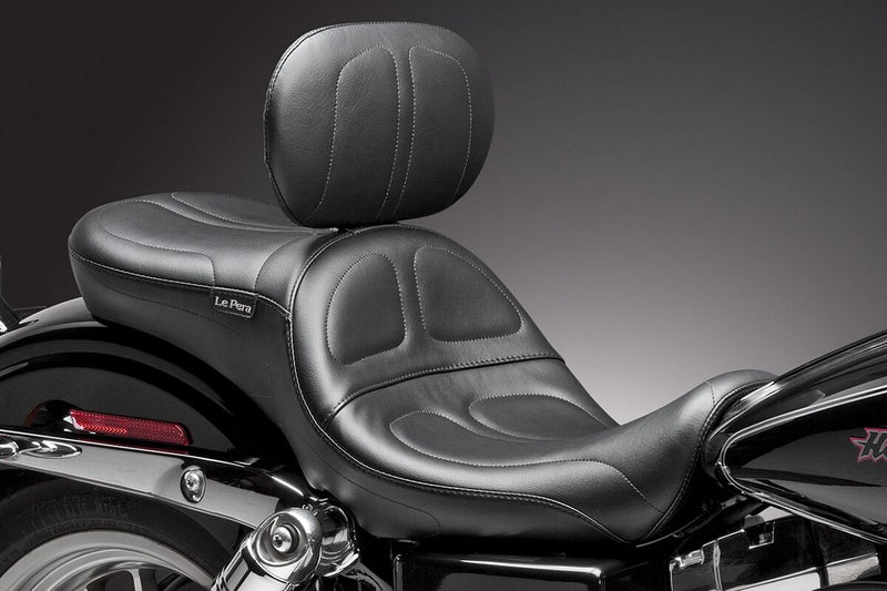Le Pera Maverick Seat Black One-Piece Vinyl #LK-970BR