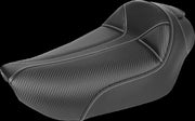 Saddlemen Dominator Solo Seat for 1996-2003 Harley-Davidson Dyna Motorcycles Black #896-04-0042