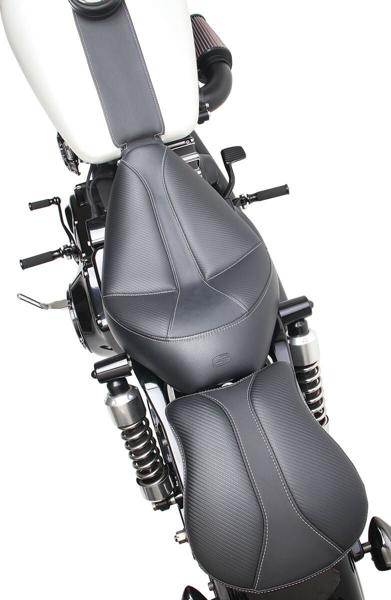Saddlemen Dominator Solo Seat for 1996-2003 Harley-Davidson Dyna Motorcycles